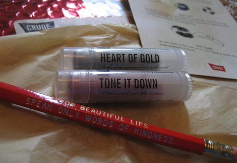 crude Crude lip balm