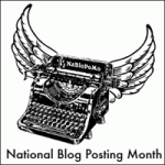 National Blog Posting Month 2010